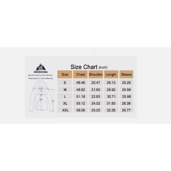 MOERDENG Mens Black & Grey Camo Waterproof Ski Jacket WARM Lined W/Pockets Sz S - Picture 7 of 7